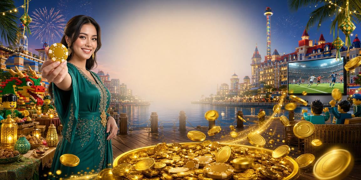 Suasana perayaan Hari Raya Malaysia dengan platform taruhan dalam talian rm88