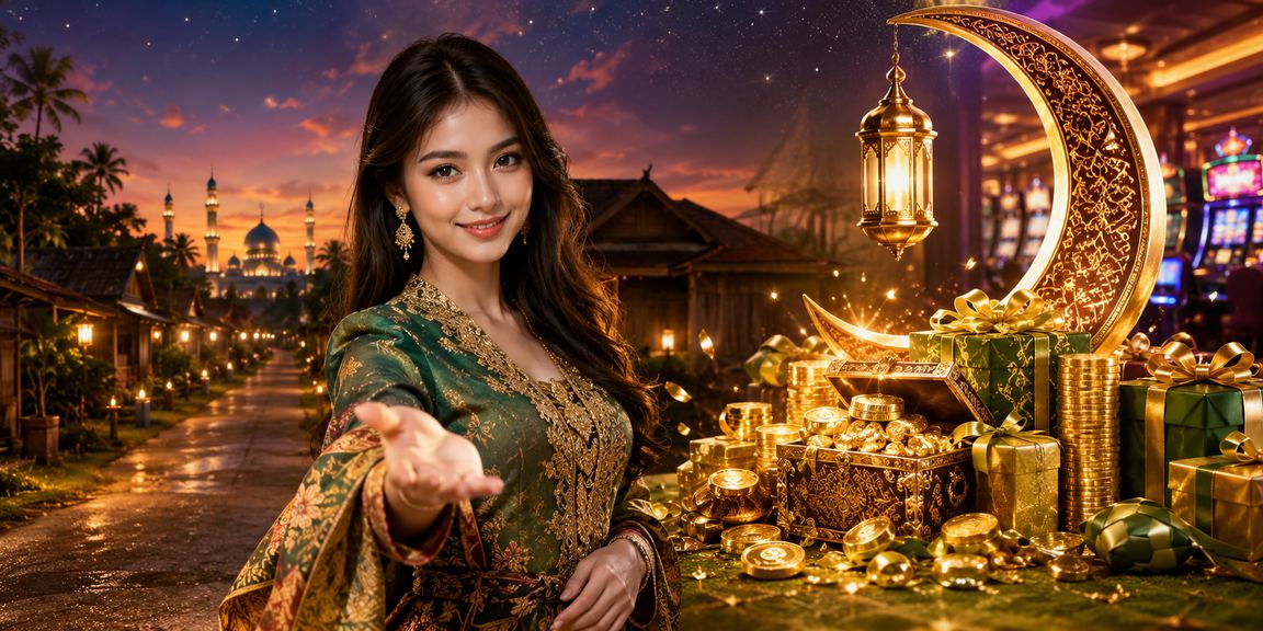 Suasana kasino hiburan Malaysia dengan corak batik menggambarkan perlindungan dalam industri permainan